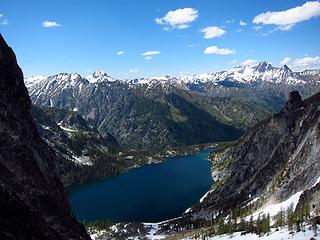 Mountains and Lovely Colchuck Lake