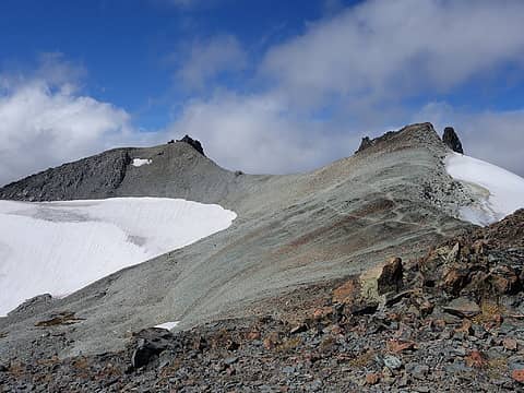 Mount Daniel (left) and Middle Daniel (right)