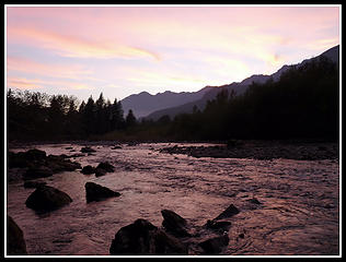 Sunset At Middle Fork