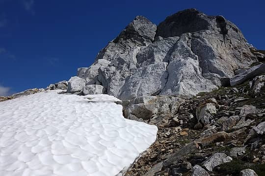 Some of the rocks on Black are almost white as snow