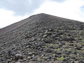 Towards summit of Cerro Wayle