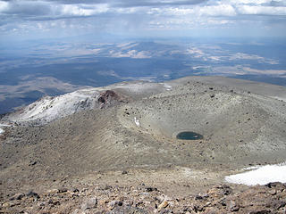 Crater and lake