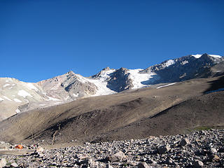El Domuyo from base camp at about 3100 meters (10,170':)