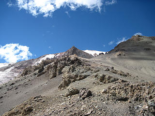 The way up from high camp