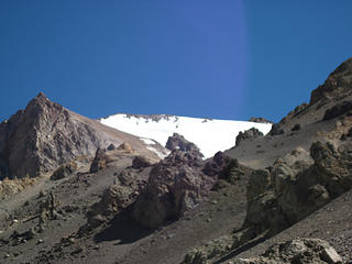 Summit ridge from high camp
