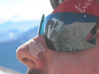 Summit reflected on Leopoldo's sunglasses