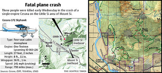 Mount Si Plane Crash Map