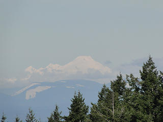 Rare winter shot of Mt. Baker from Poo Poo Point.