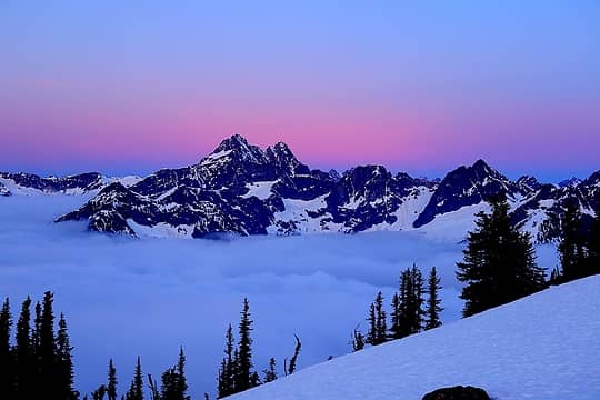Black Peak before dawn