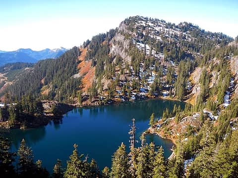 Lake Lillian and Dungeon Peak
