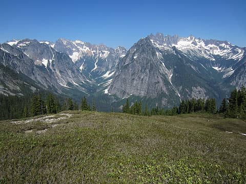 The Picket Range from Jasper Pass.