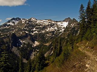 Snoqualmie Mountain from the PCT