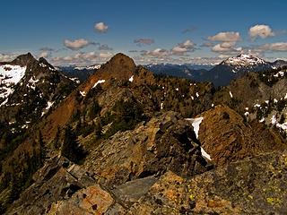 Red Mt and Lundin Peak from Kendall