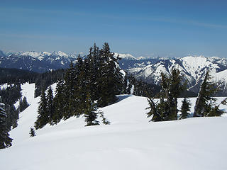 Ridge from Scorpion (Evergreen Mtn. to right)