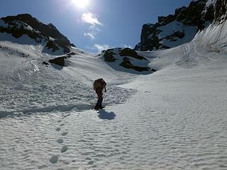 Stefan on the glacier