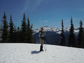 Suzanne on the ridge