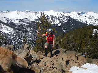 Lindsay nears the summit
