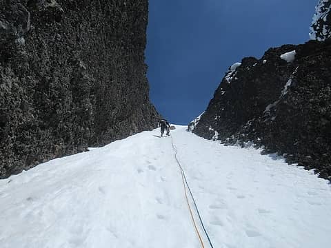 rapping the lower couloir