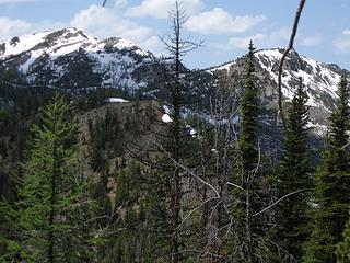 Connecting ridge to Birch Mtn