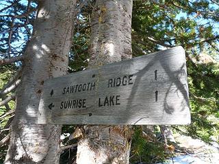 In Merchant Basin - Sunrise Lake Trail isn't well-used!