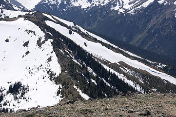 looking south toward Marmot Pass