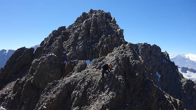 A view of the final class 4 summit scramble