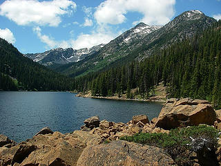 Classic view of 8 Mile Lake