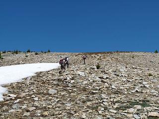 Heading up more of Basalt Ridge