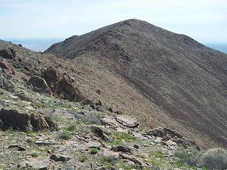 summit of Red visible