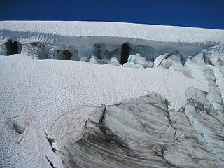 Looking into the bowels of the Honeycomb Glacier