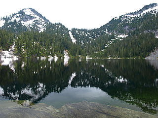 Arriving at Whale Lake