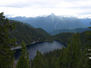 Looking Back To Whale Lake