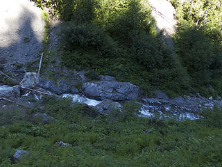 Headwaters of the Elwha. Can you find the cairn? It's in there!