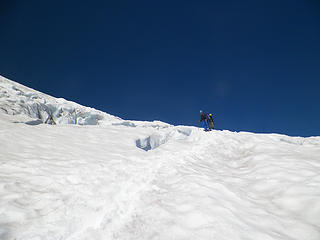 Crossing the icefall