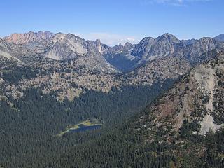 North Cascades National Park on one side and Lake Chelan-Sawtooth Wilderness on the other