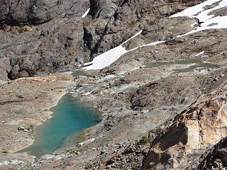 Zooming in on the upper tarns