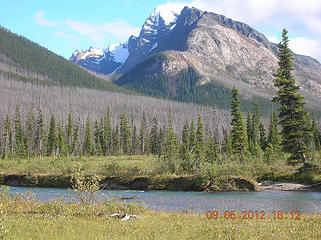 Upright Mountain and Moose River