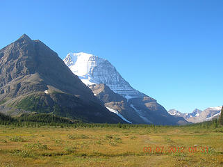 First view of Mt. Robson