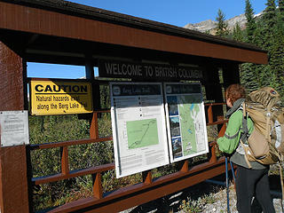 Civilization - entrance to Mt. Robson Park