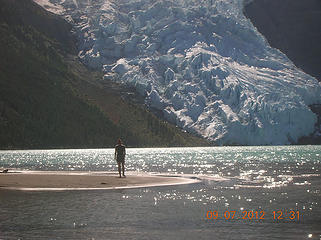 Alex at Berg Lake
