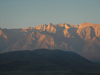 Whitney across Owens Valley