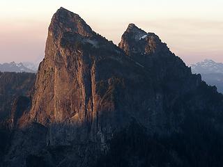 Early light on the north face of Baring