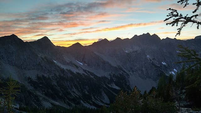 Sunset on genius ridge
