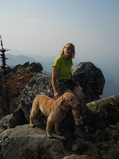 Suzanne and canine on K9
