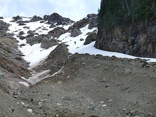 June 12, 2011 north face of Silvertip