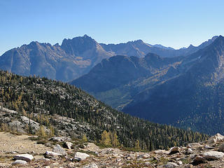 Looking out from Cutthroat Pass.