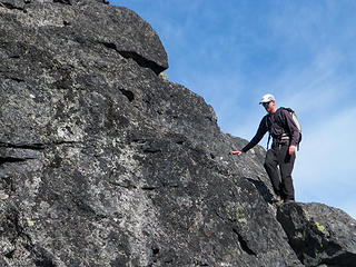 Fletcher picking his route to the top