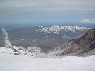 Mount Saint Helens and Rainier