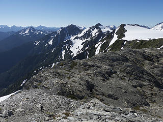 Ridge, Bear Glacier, 5833, Mt Barnes