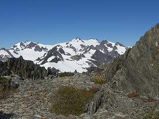 On ridge heading towards Mt Childs (6193)